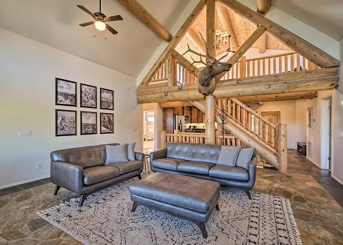 Mtn-view Gem W/ Fire Pit & Deck In Holiday home Payson